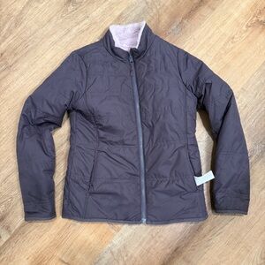 Athleta Girl Dark Purple Reversible Jacket